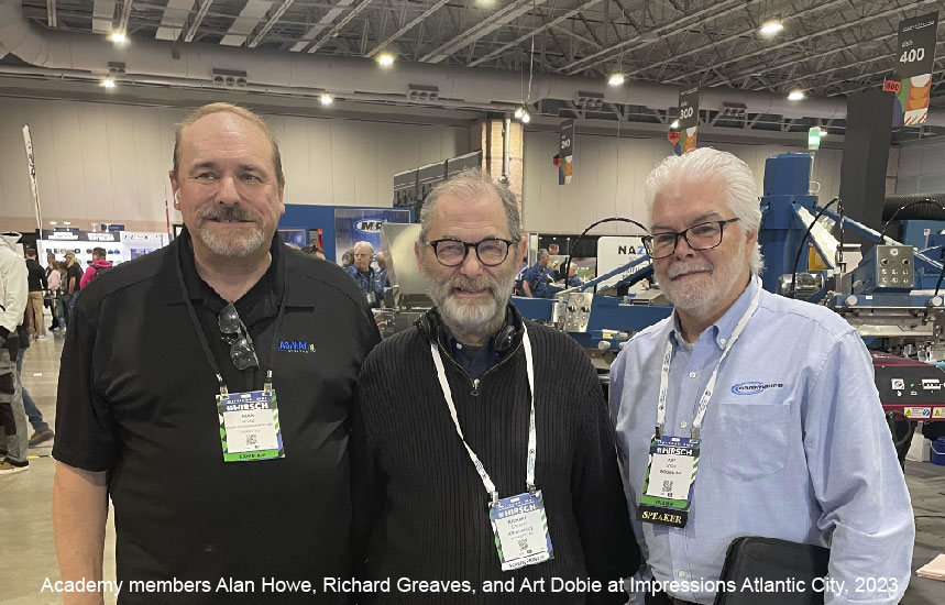 AcademymembersAlanHoweRichardGreavesandArtDobie