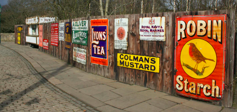 Fence With Printed Poster