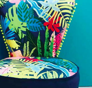 Printed Fabric Chair Printed Fabric Chair