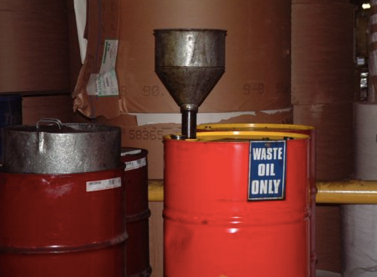 Waste Oil Barrels